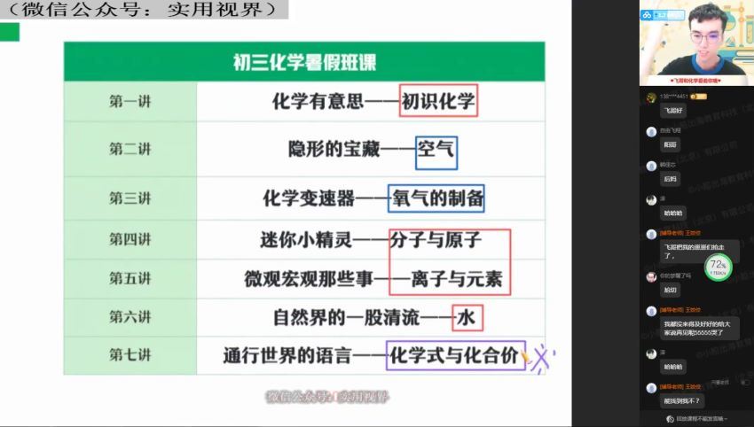 【2021暑】中考化学-尖端班-赵潇飞，网盘下载(2.79G)