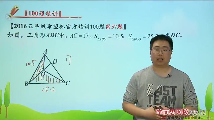 学而思小学五年级数学：2016希望杯官方考前培训100题（五年级）【6讲】，网盘下载(770.63M)