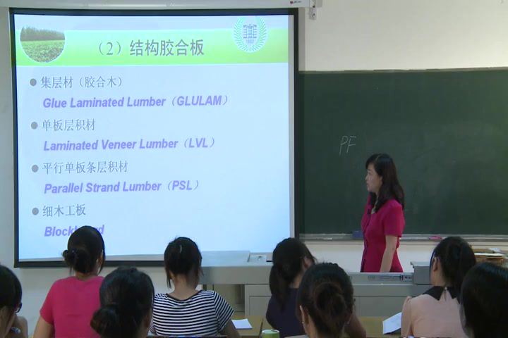 人造板工艺学，南京林业大学，主讲：周晓燕 95讲，网盘下载(7.64G)